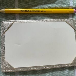 Graphic Image Silver Card Holder